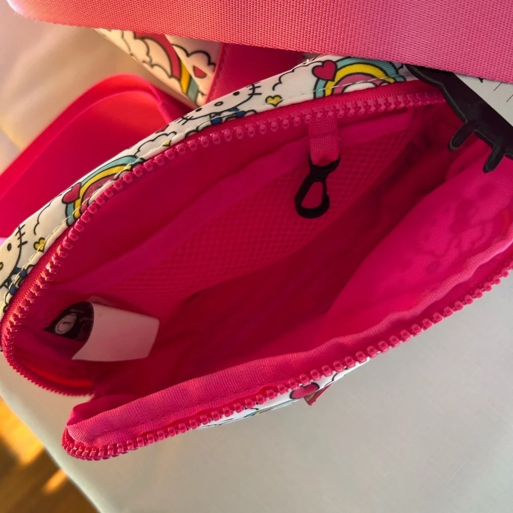 Hello Kitty Rainbow Bag Bundle - Pink and White